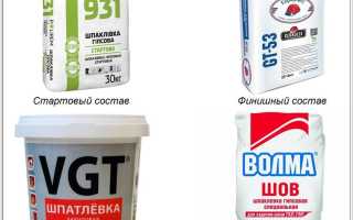 Выбор и использование шпаклевки для швов гипсокартона