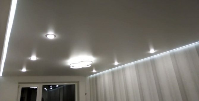 Натяжные потолки