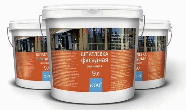 Выбор фасадной шпаклевки нужно делать, исходя из поставленных задач