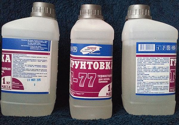 Обязательным этапом отделки печей является грунтование специальной термостойкой грунтовкой