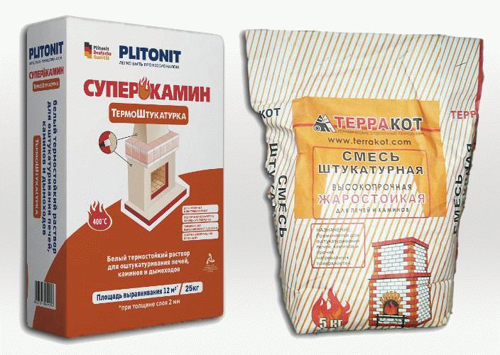 Жаростойкая штукатурка