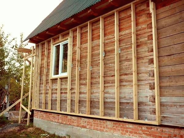 Деревянная обрешетка под сайдинг