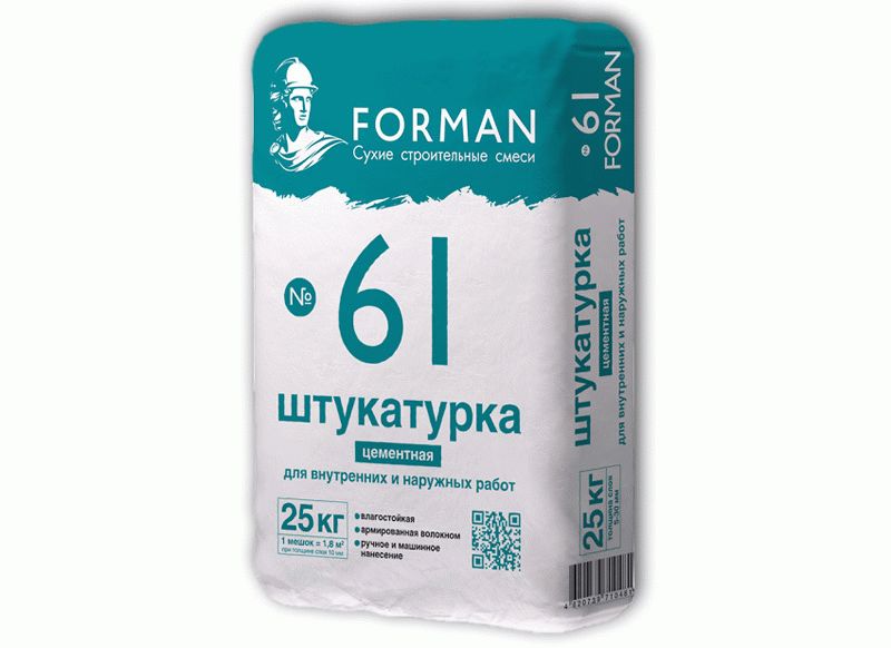 Цементная штукатурная смесь