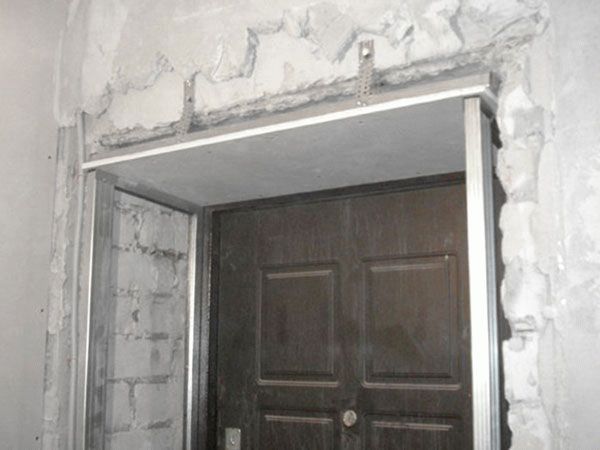 Монтаж откосов из гипсокартона на каркас