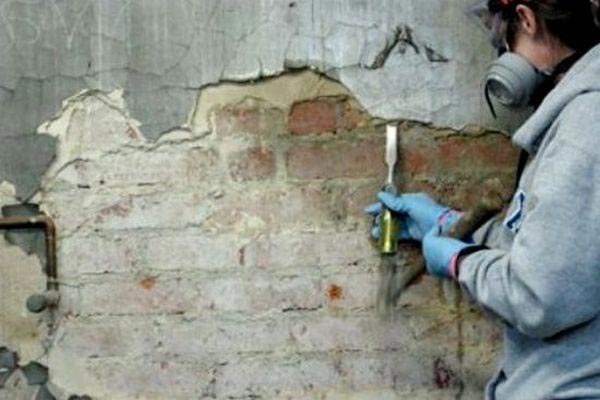 Удаление старой штукатурки