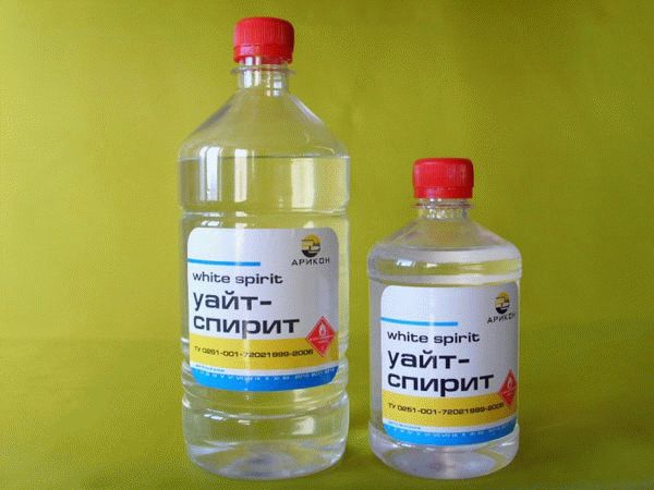 Уайт-спирит для удаления затирки